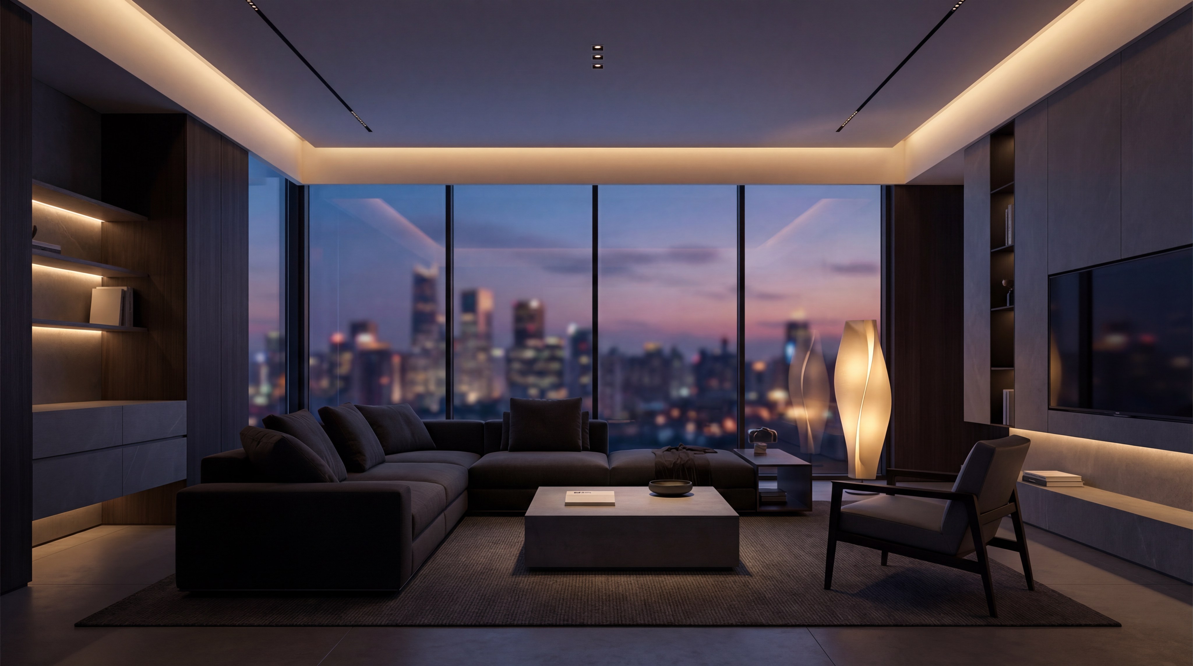 Visualización premium de interior